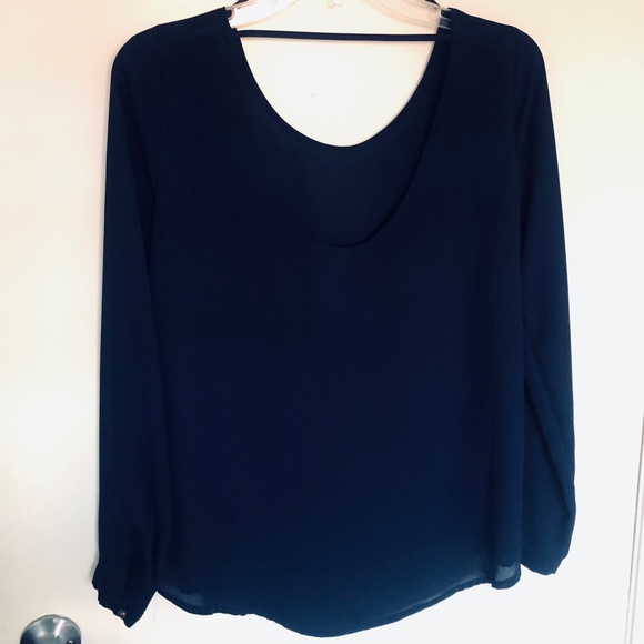 Navy blouse - Picture 3 of 3